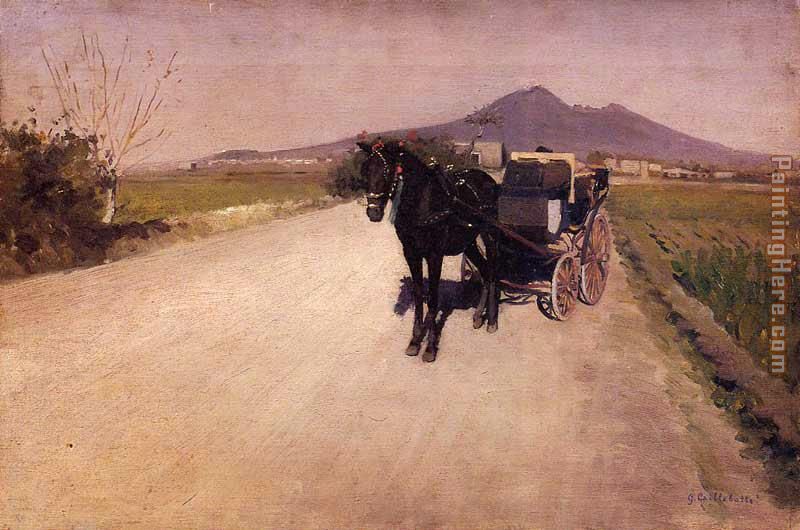 Gustave Caillebotte A Road Near Naples
